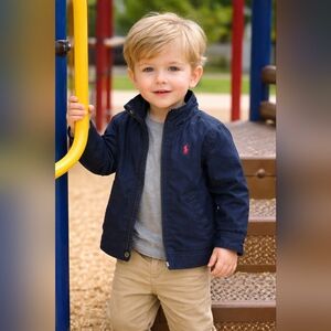 Polo by Ralph Lauren Dark Blue Kids Coat Size 3/3T